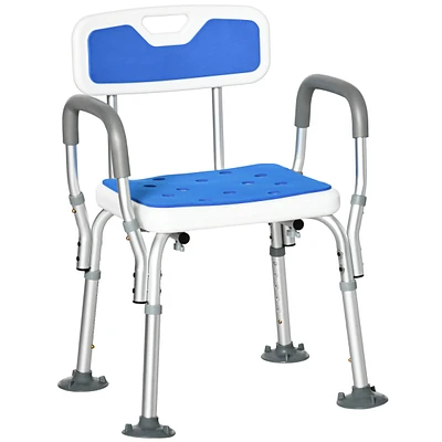 Simplie Fun Eva Shower Chair with Arms and Back for Seniors and Disabled