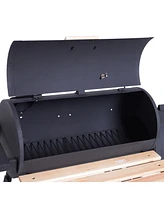 Streamdale Furniture 48" Steel Bbq and Smoker Combo