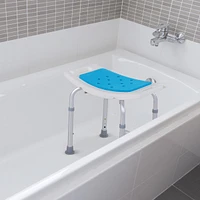 6-Level Adjustable Curved Bath Stool Spa Shower Chair Non-Slip Design