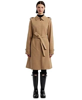 Hunter Women's Belted Water-Repellent Trench Coat