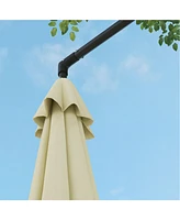 Streamdale Furniture Premium Cantilever Patio Umbrella with Air Vent