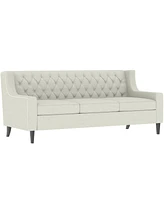 Streamdale Furniture Mid-Century Modern 3-Seater Sofa with Tufted Backrest and Comfy Cushion