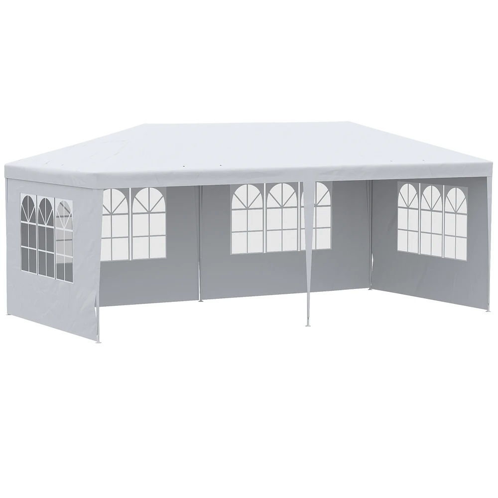 Streamdale Furniture 10' x 20' Party Tent Gazebo with Removable Walls