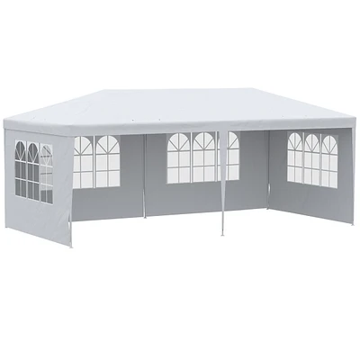 Streamdale Furniture 10' x 20' Party Tent Gazebo with Removable Walls