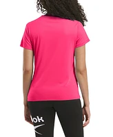 Reebok Women's Active Identity Performance Logo Tech T-Shirt