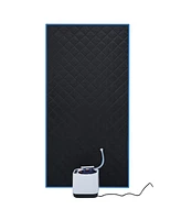 Portable Full-Body Steam Sauna Tent with Remote, Chair, and Generator