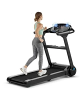 Vebreda 2.25HP Folding Treadmill with Bluetooth Speaker-Black