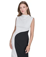 Halston Women's Colorblocked Sheath Dress