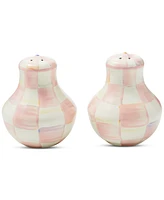 MacKenzie-Childs Rosy Check Salt & Pepper Shakers