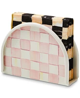 MacKenzie-Childs Rosy Check Napkin Holder