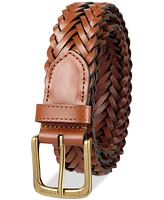Club Room Luxury Men's Braided Belt, Created for Macy's