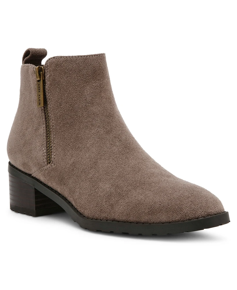 Anne Klein Women's Sakara Side Zip Ankle Booties