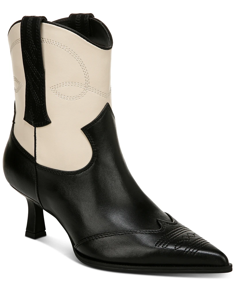 Circus Ny by Sam Edelman Women's Yolanda Kitten-Heel Western Booties