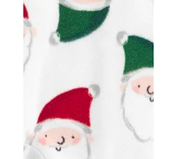 Carter's Baby 1-Piece Santa Fleece Footed Pajamas