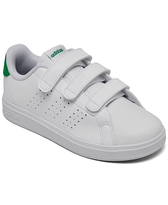 Adidas Little Kids Advantage Base 2.0 Fastening Strap Casual Sneakers from Finish Line