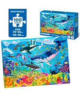 Quokka 3X Set 300-Piece Floor Jigsaw Puzzles for Kids Ages 10-12 - Unicorn