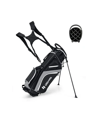 Givimo Lightweight Golf Stand Bag with 14 Way Top Dividers and 6 Pockets