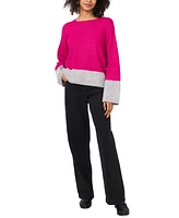 Vince Camuto Women's Colorblock Bell-Sleeve Sweater