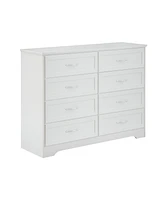 Streamdale Furniture 3-Drawer Bedroom Chest with 8-Drawer Dresser