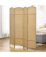 Streamdale Furniture 4-Panel Room Divider, Privacy Screen for Home Office