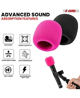 5 Core Microphone Cover Soft Foam Mic Windscreen Windproof Sponge for Handheld Mic