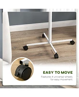 Bird Stand with Wheels, Perches, and Bowls
