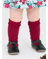 RuffleButts Baby Girls 3-Pack Knee High Socks