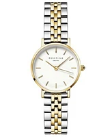 Rosefield Small Edit Womens Gold Tone Stainless Steel Bracelet Watch 26mm