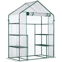 Simplie Fun 5' x 2.5' Mini Green House Kit with Shelves