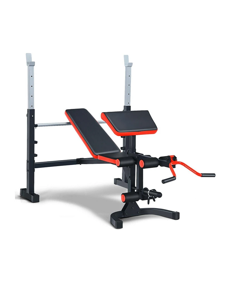 Vebreda Adjustable Olympic Weight Bench for Full-body Workout and Strength Training