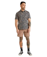 Rvca Men's Botanical Short Sleeve Shirt