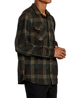 Rvca Men's Vacancy Flannel Long Sleeve Shirt