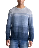 Buffalo David Bitton Men's Waldy Gradient Striped Knit Pullover Sweater