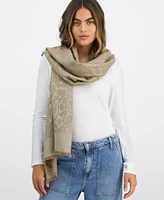 I.n.c. International Concepts Snake Jacquard Shine Wrap Scarf, Created for Macy's