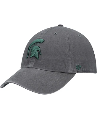 '47 Brand Men's Charcoal Michigan State Spartans Vintage Clean Up Adjustable Hat