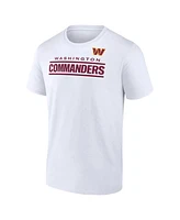 Fanatics Men's White Washington Commanders Hot Shot State T-Shirt