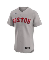 Nike Men's Gray Boston Red Sox Road Elite Jersey