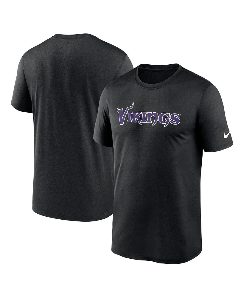 Nike Men's Minnesota Vikings Primetime Legend Wordmark Performance T-Shirt