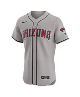 Nike Men's Gray Arizona Diamondbacks Vapor Premier Elite Patch Jersey