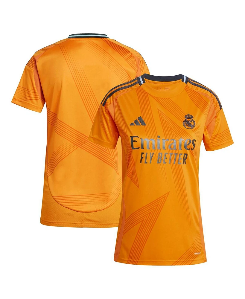 Adidas Women's Orange Real Madrid 2024/25 Away Replica Player Jersey