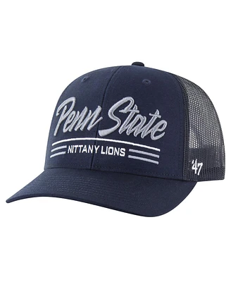 '47 Brand Men's Navy Penn State Nittany Lions Garner Trucker Adjustable Hat