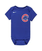 Nike Baby Dansby Swanson Royal Chicago Cubs Fuse Name Number Bodysuit