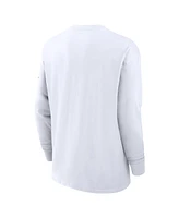 Nike Men's White Ohio State Buckeyes Legacy Max90 Pocket Long Sleeve T-Shirt