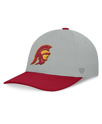 Top of the World Men's Gray/Cardinal Usc Trojans Mick Flex Hat