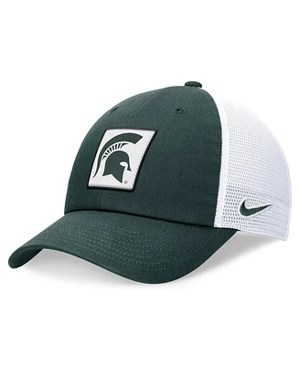 Nike Men's Green/White Michigan State Spartans Primetime Club Trucker Adjustable Hat