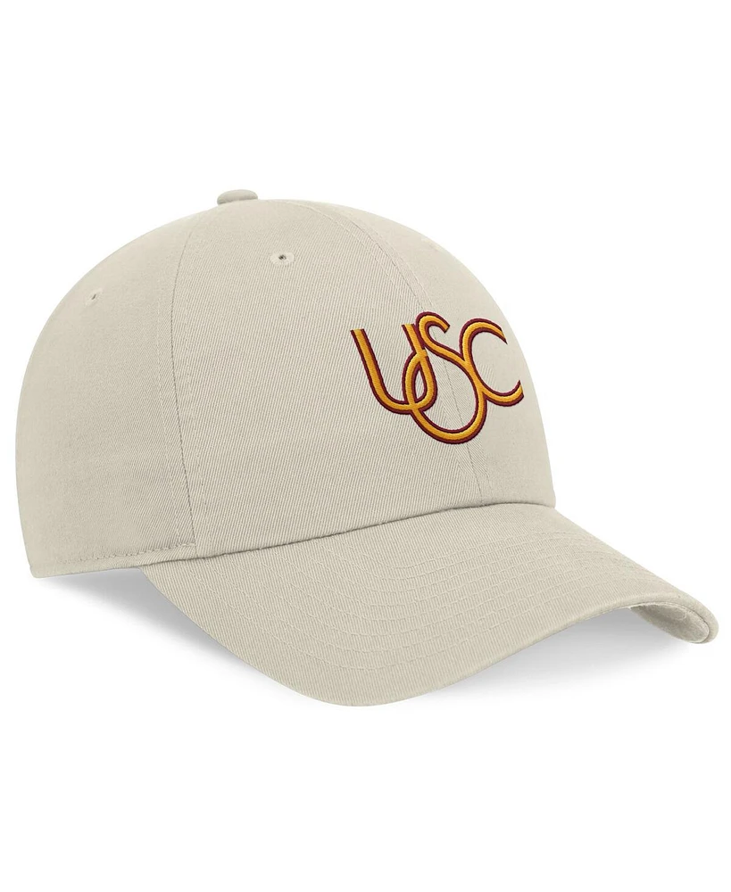 Nike Men's Stone Usc Trojans Legacy Club Swoosh Performance Adjustable Hat