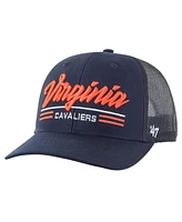 '47 Brand Men's Navy Virginia Cavaliers Garner Trucker Adjustable Hat