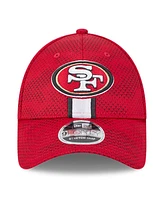 New Era Men's Scarlet San Francisco 49ers 2024 Sideline 9FORTY Stretch-Snap Hat