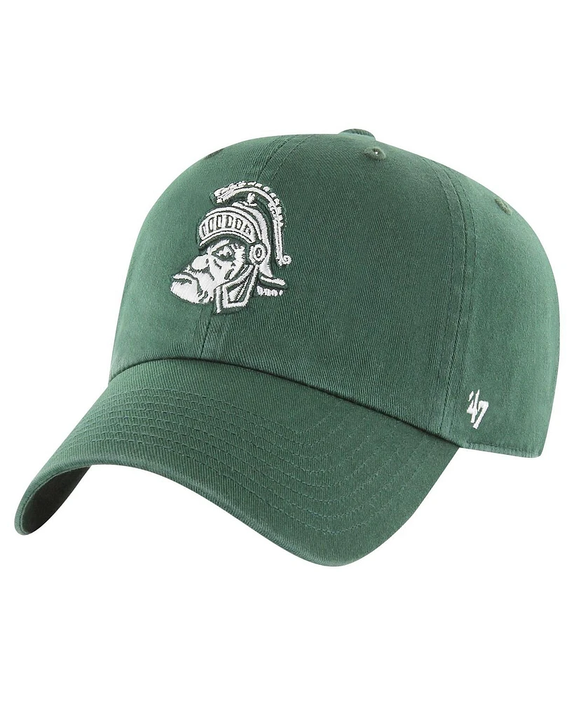 '47 Brand Men's Green Michigan State Spartans Vault Clean Up Adjustable Hat