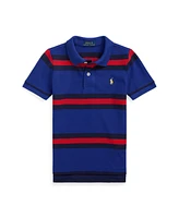 Polo Ralph Lauren Toddler and Little Boys Striped Cotton Mesh Shirt